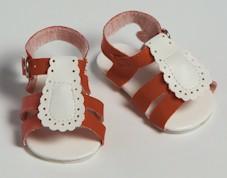 Red/White Sandals