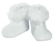 White Fur Trim Boots