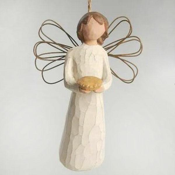 Angel of Hearth Ornament by Willow Tree