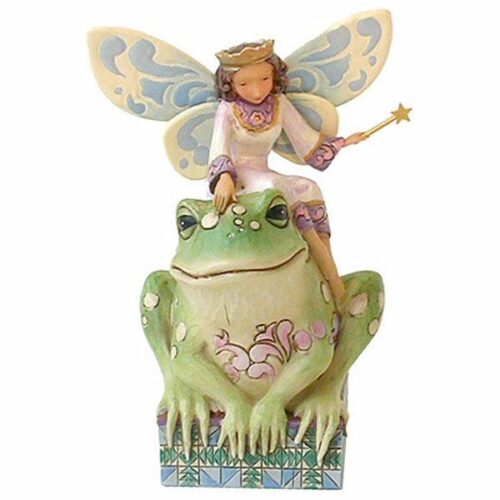 Fairy Princess with Frog Figurine
