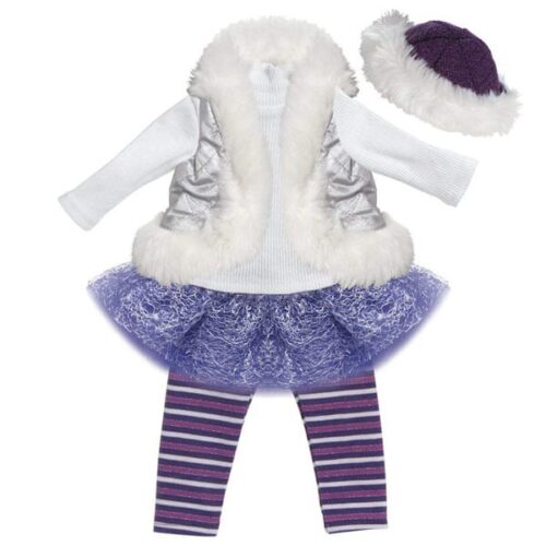 Snow Bunny Furry Vest Outfit