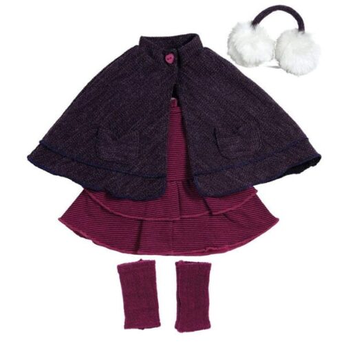Snow Bunny Purple Cape Outfit