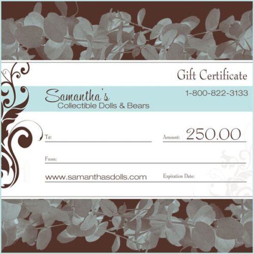 $250.00 Gift Certificate