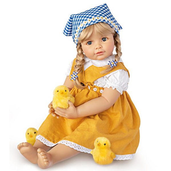 Emma With Chicks Child Doll
