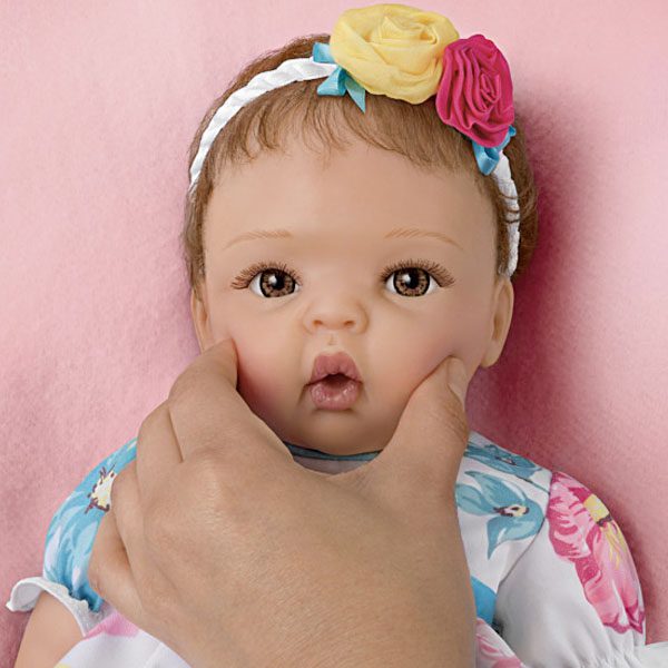 Reborn Baby Dolls - African American Vinyl, Willow Flower