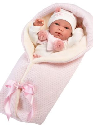 Anatomically-correct Baby Doll Lydia With Swaddle Blanket