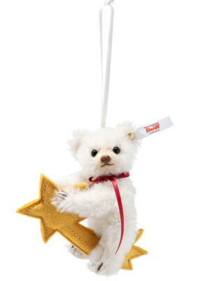 Teddy Bear on Shooting Star Ornament