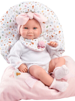 Llorens 15.7" Anatomically-correct Baby Doll Consuelo with Sleeping Bag