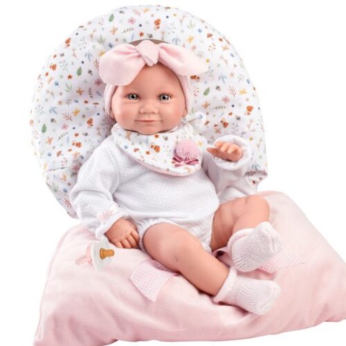 Llorens 15.7" Anatomically-correct Baby Doll Consuelo with Sleeping Bag