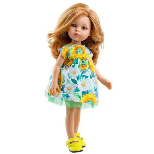Las Amigas Doll - Dasha with Sunflower Dress - Paola Reina