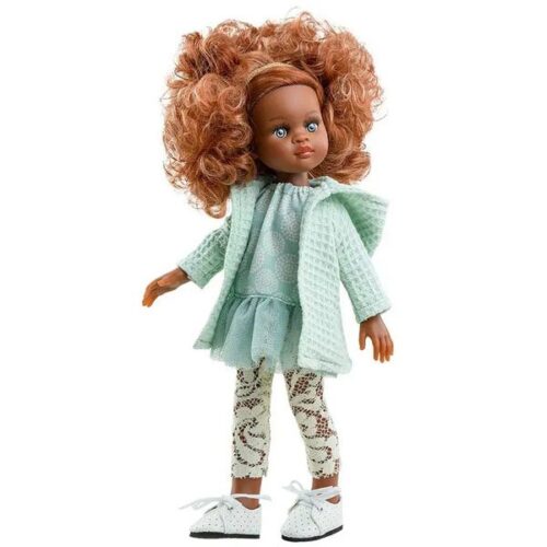 Las Amigas Doll - Nora with Mint Outfit and Lace Pants - Paola Reina