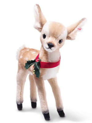 Rieke the Christmas Fawn with Holly Berries