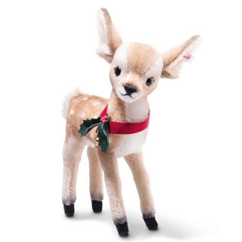Rieke the Christmas Fawn with Holly Berries