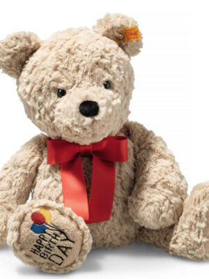 Jimmy “Happy Birthday” Teddy Bear with Bow