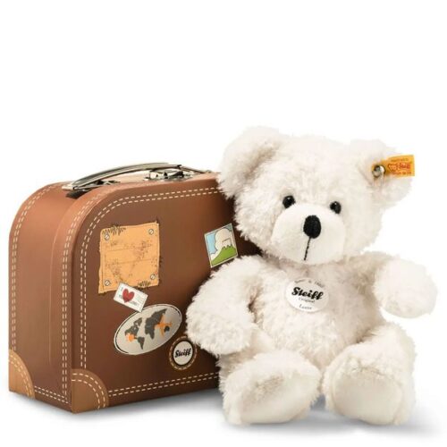Lotte Teddy Bear Stuffed Plush in Suitcase